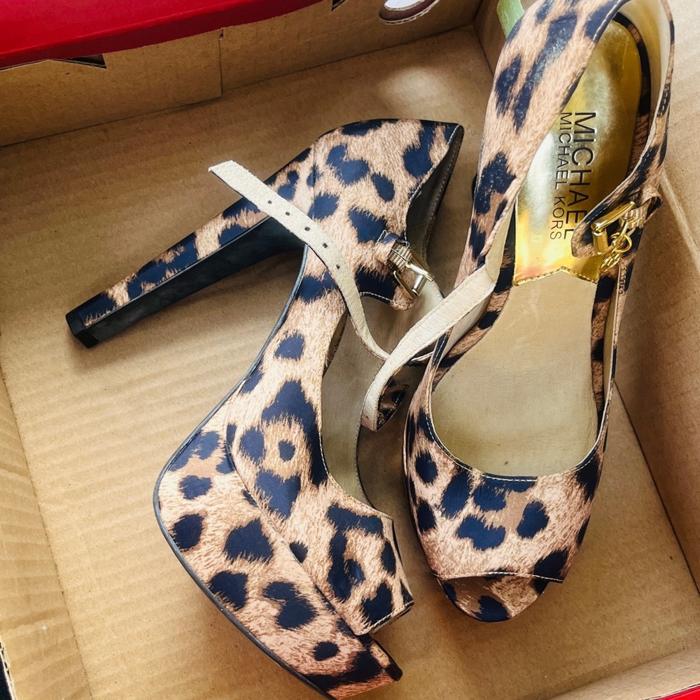 Michael Kors Leopard Print Women's Heels